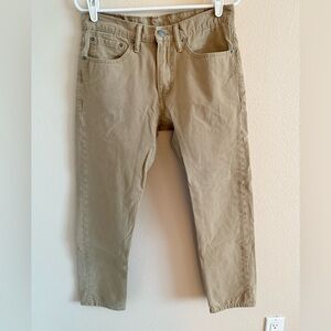 Levi's 502 Beige Straight Leg Denim‎ Pants size 31x30